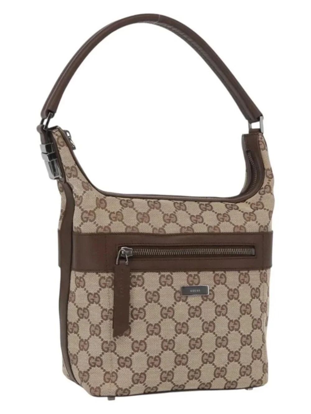 GUCCI GG Canvas Shoulder Bag Beige 001 4299 Auth mr2016 - Picture 1 of 16